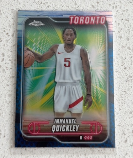 2024-25 Topps Chrome #57 Immanuel Quickley — front
