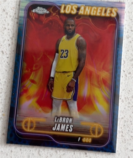 2024-25 Topps Chrome #22 LeBron James — front