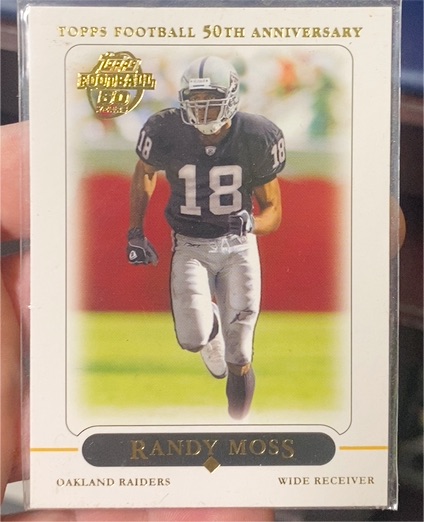 2005 Topps 50th Anniversary #278 Randy Moss — front
