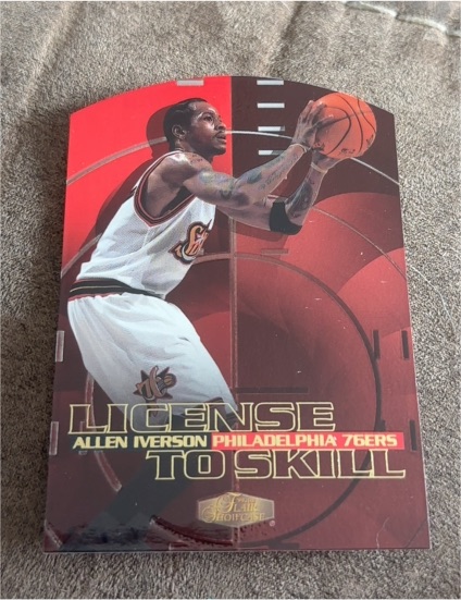 1999-00 Flair Showcase License to Skill #6LS Allen Iverson — front