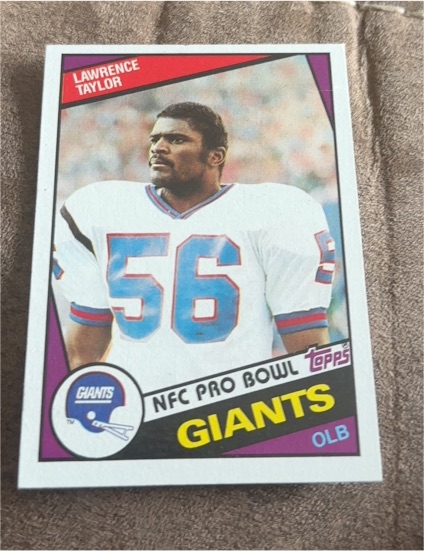 1984 Topps #321 Lawrence Taylor — front