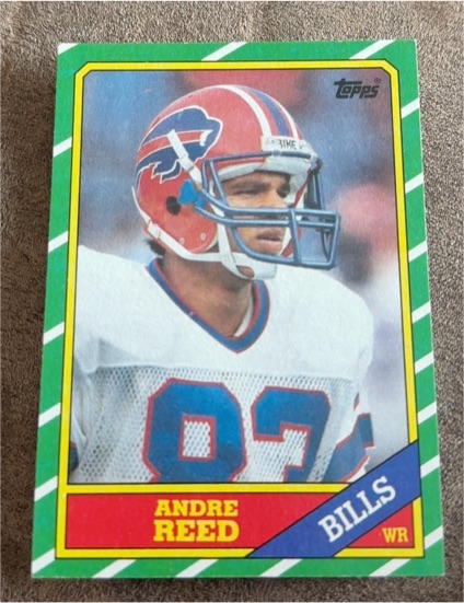 1986 Topps #388 Andre Reed — front
