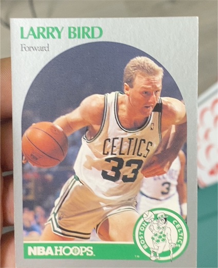1990 NBA Hoops #39 Larry Bird — front