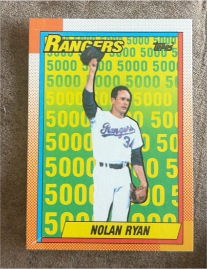 1990 Topps #5 Nolan Ryan — front