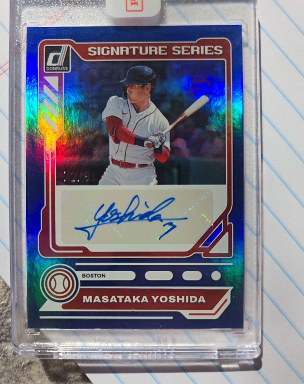 2023 Donruss Signature Series #SS-MY Masataka Yoshida — front