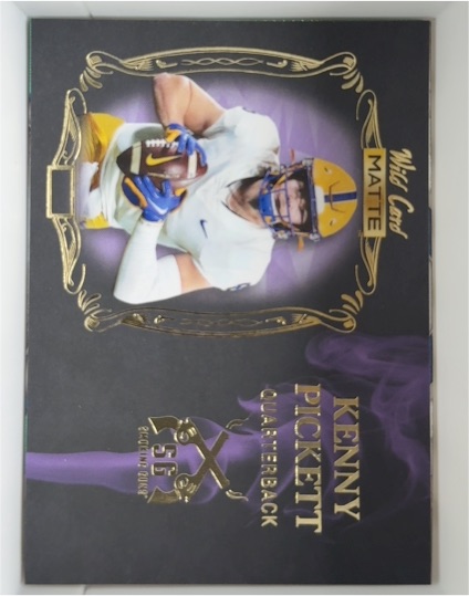 2022 Wild Card Matte #SG-9 Kenny Pickett Smoking Guns — front