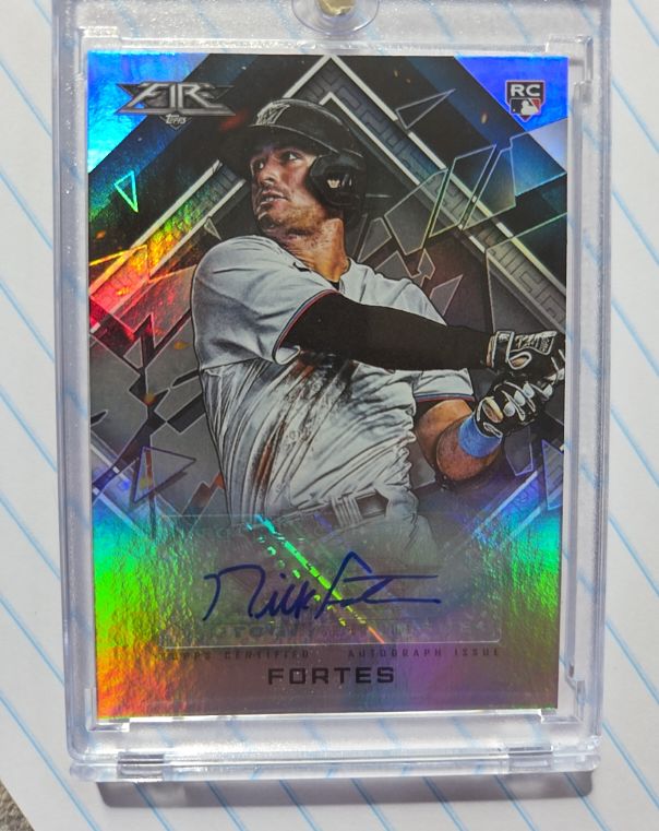 2022 Topps Fire Autographs #FA-NF Nick Fortes — front
