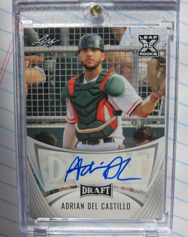 2021 Leaf Draft #BA-ADC Adrian Del Castillo Rookie Card — front