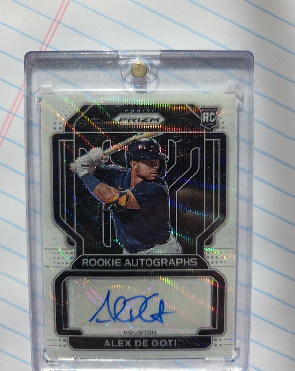 2022 Panini Prizm Rookie Autographs #RA-AG Alex De Goti — front