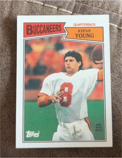1987 Topps #384 Steve Young — front