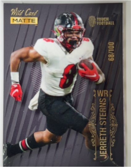 2022 Wild Card Matte #MB-62 Jerreth Sterns — front