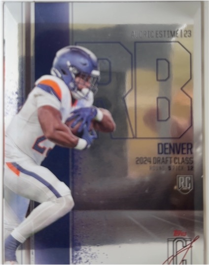 2024 Topps Signature Class #103 Audric Estime — front