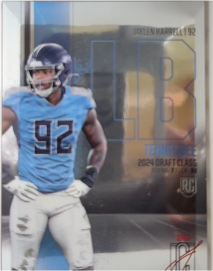 2024 Topps Signature Class #193 Jaylen Harrell — front