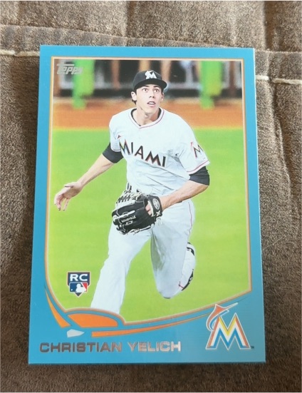 2013 Topps Update #US290 Christian Yelich — front