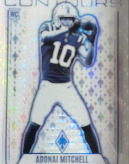 2024 Panini Phoenix Contours #CON-AML Adonai Mitchell — front