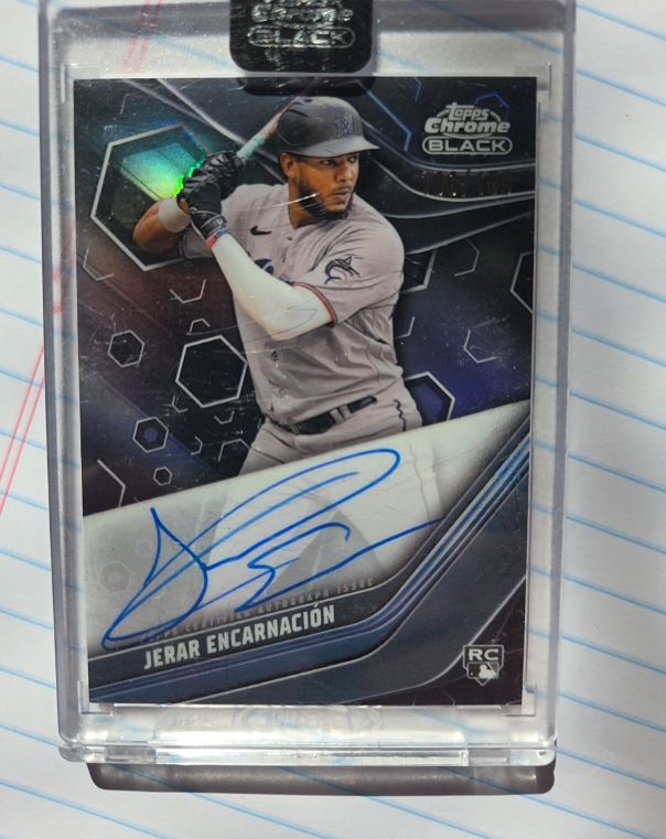 2023 Topps Chrome Black #CBA-JE Jerar Encarnacion — front