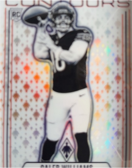 2024 Panini Phoenix Contours #CON-CWS Caleb Williams — front