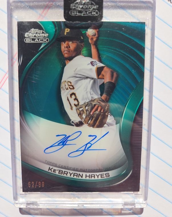 2022 Topps Chrome Black #CBA-KHA Ke'Bryan Hayes — front
