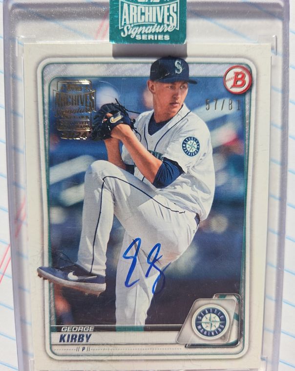 2020 Bowman Draft #BD-168 George Kirby — front