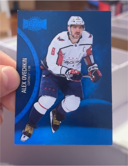 2021-22 Skybox Metal Universe #50 Alex Ovechkin — front