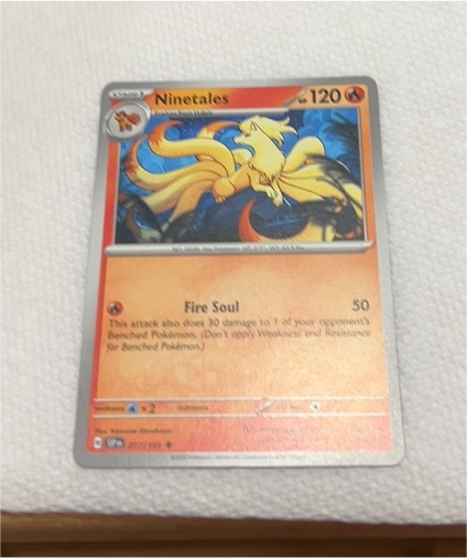 2023 Pokémon SV08 #017 Ninetales — front