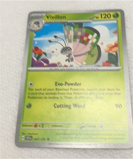 2024 Pokémon SV08 Surging Sparks #007 Vivillon — front