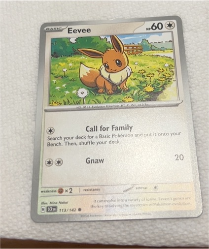 2024 Pokémon TCG Stellar Crown #113 Eevee — front