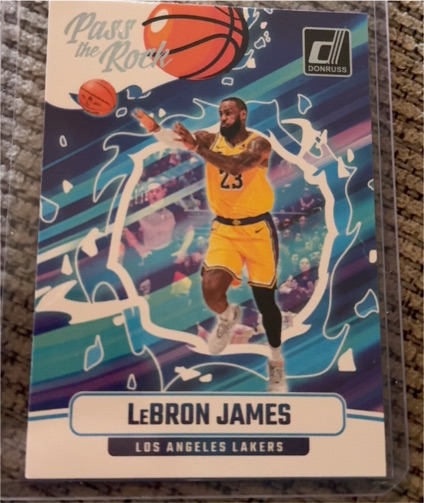 2024-25 Panini Donruss #4 LeBron James Pass the Rock — front