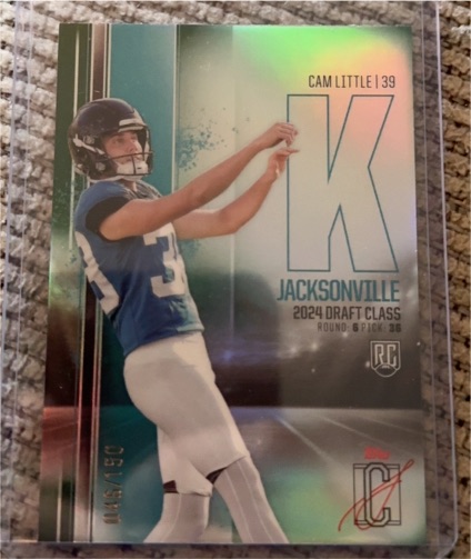 2024 Topps Signature Class #39 Cam Little — front