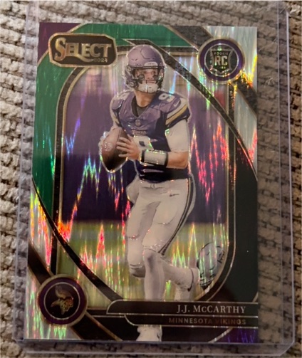 2024 Panini Select Club Level #246 J.J. McCarthy — front