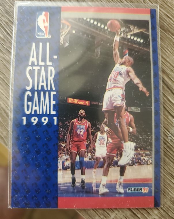 1991 Fleer #235 1991 All-Star Game Alvin Robertson — front