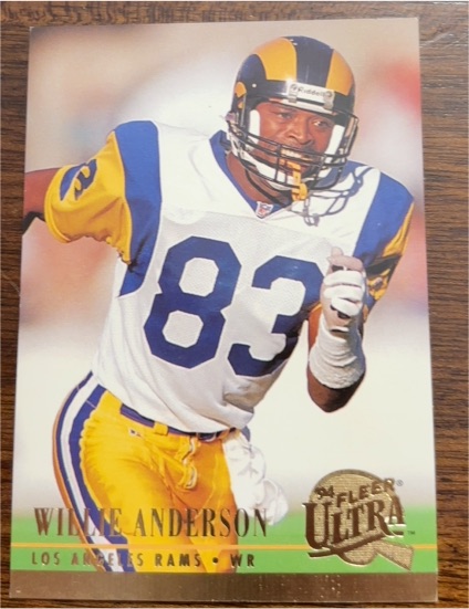 1994 Fleer Ultra #160 Willie Anderson — front