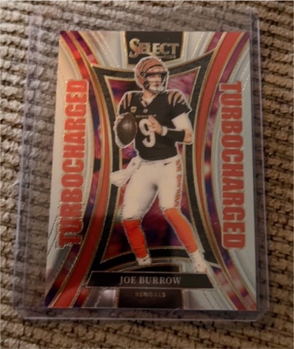 2024 Panini Select #7 Joe Burrow Turbocharged — front