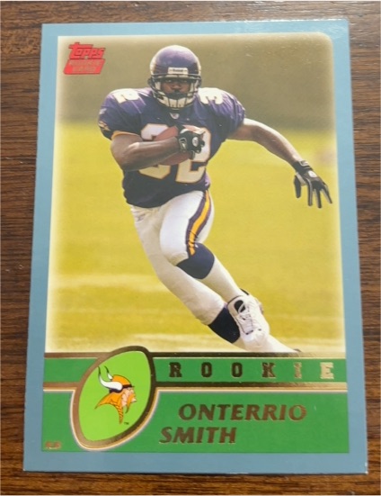 2003 Topps #336 Onterrio Smith — front