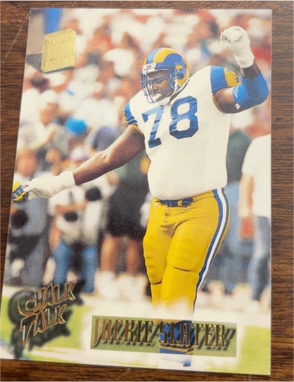 1994 Topps Stadium Club Chalk Talk #73 Jackie Slater — front