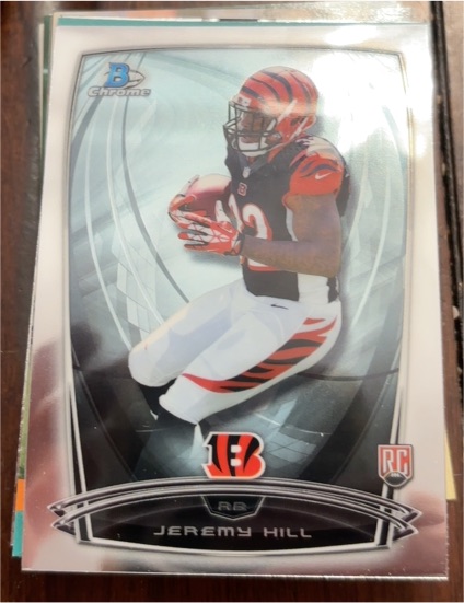 2014 Bowman Chrome #192 Jeremy Hill — front