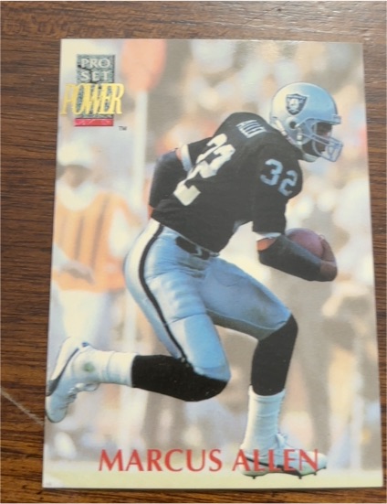 1992 Pro Set Power #32 Marcus Allen — front