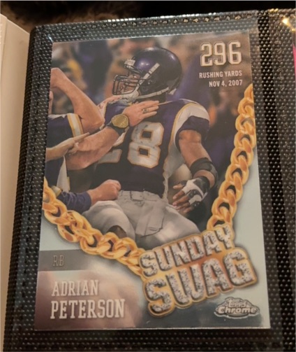 2024 Topps Chrome #SS-2 Adrian Peterson Sunday Swag — front