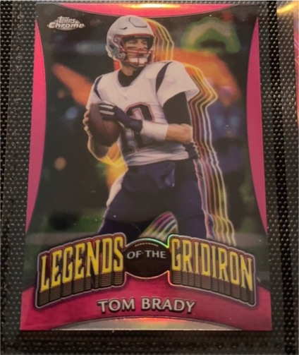 2024 Topps Chrome #LOG-1 Tom Brady Legends of the Gridiron — front