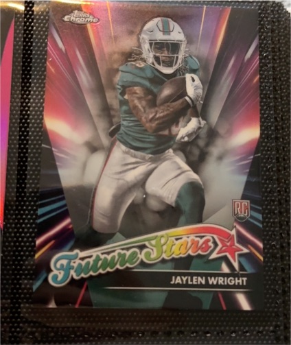 2024 Topps Chrome #FS-21 Jaylen Wright Future Stars — front