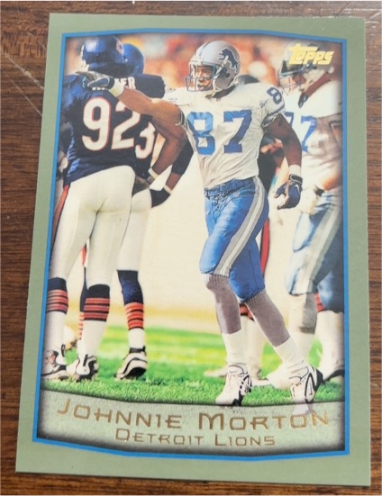 1999 Topps #102 Johnnie Morton Detroit Lions — front