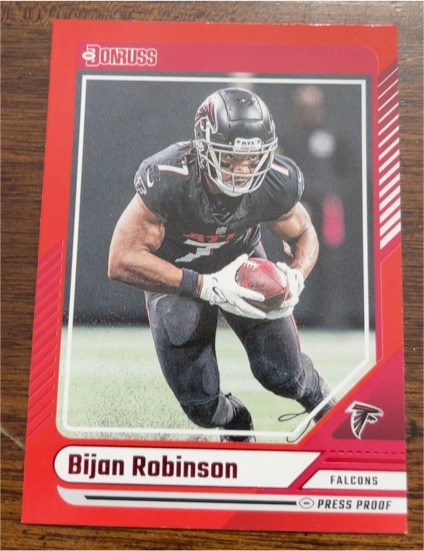 2024 Panini Donruss #162 Bijan Robinson — front