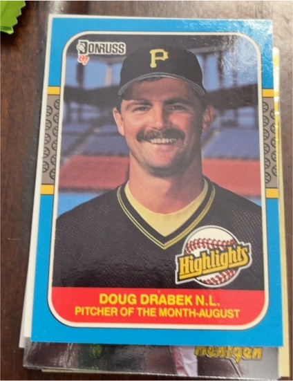 1987 Donruss Highlights #32 Doug Drabek — front