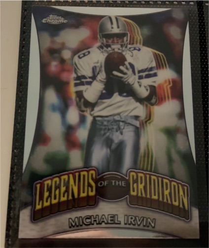 2024 Topps Chrome Legends of the Gridiron #LOG-15 Michael Irvin — front