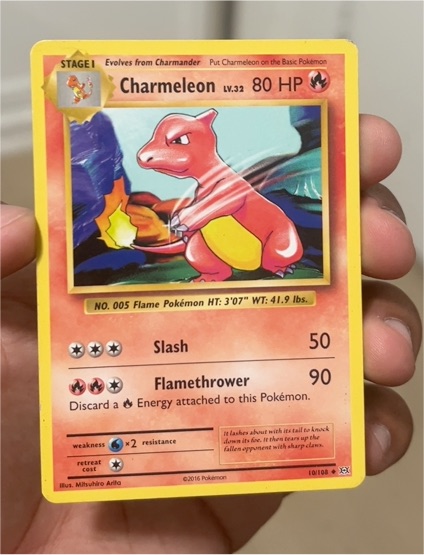 2016 Pokémon XY Evolutions #10 Charmeleon — front