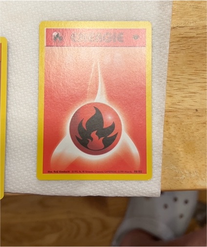 1999 Pokémon Base Set #98 Fire Energy — front