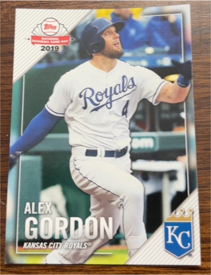 2019 Topps National Baseball Card Day #13 Alex Gordon — front