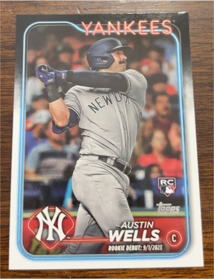 2024 Topps Update #US325 Austin Wells — front