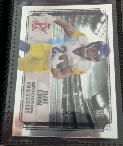 2024 Topps Signature Class #GA-10 Blake Corum — front