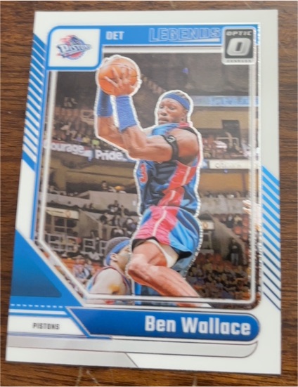 2024-25 Donruss Optic Legends #230 Ben Wallace — front
